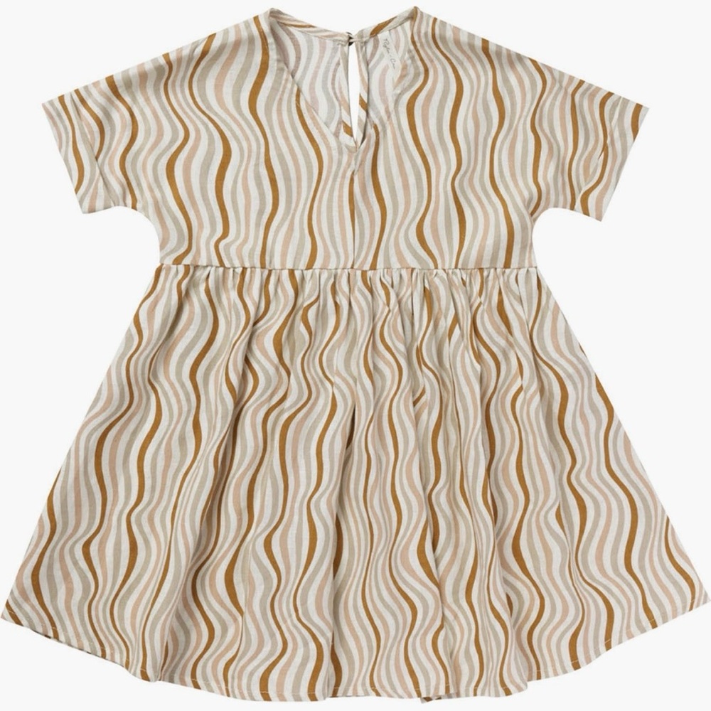 NWT Rylee + Cru Maxwell Retro Waves Dress
